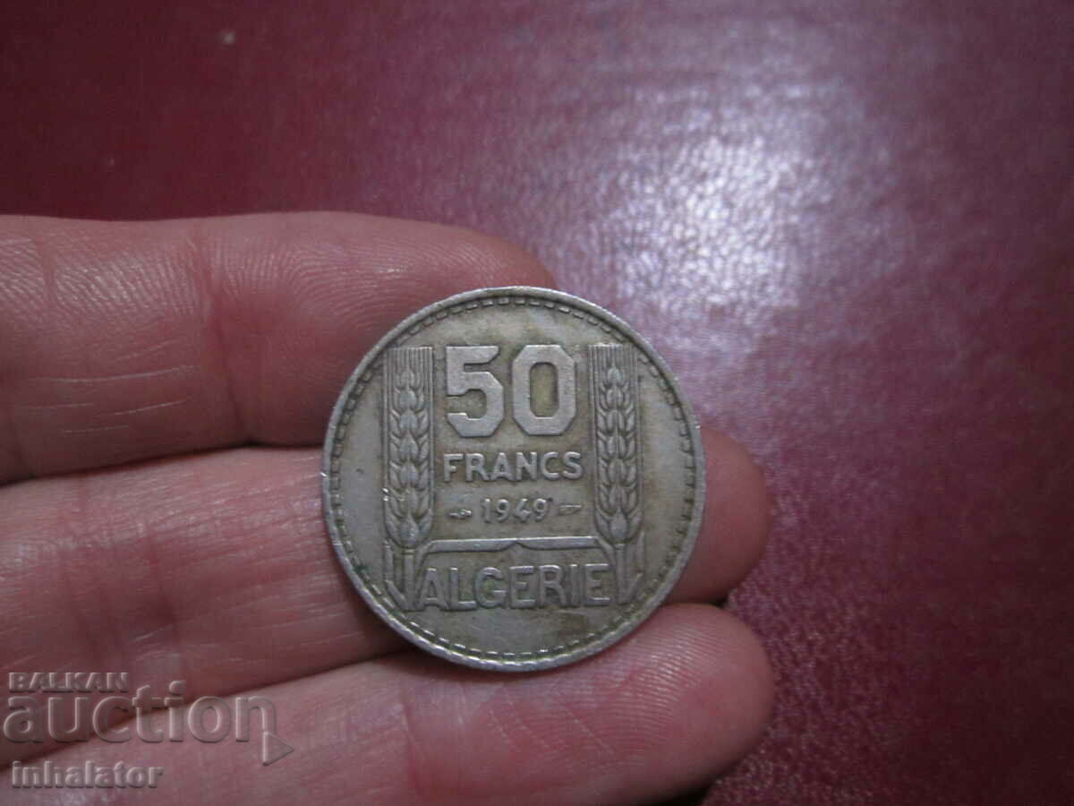 1949 год Алжир 50 франка