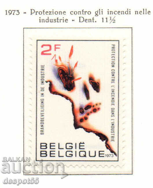 1973. Belgium. Fire safety.