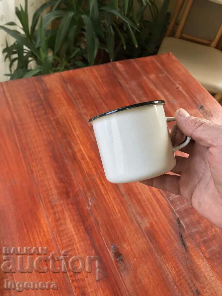 ENAMELLED METAL JUG-USSR, CAPACITY-350 ML - 5 ENAMELLED METAL JUG-USSR, CAPACITY-350 ML - 5