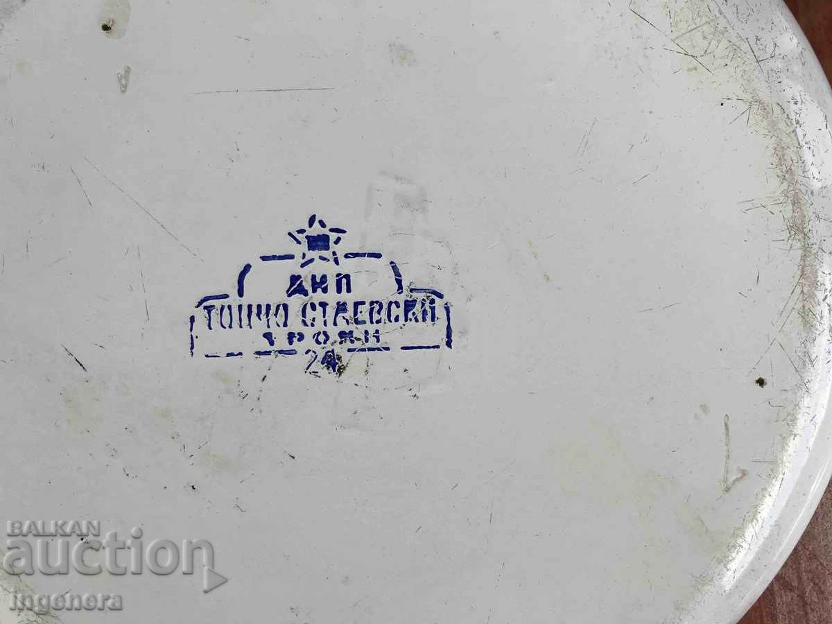 Auction TRAY ENAMELED BY SOCSA MARKING Auction TRAY ENAMELED BY SOCSA MARKING