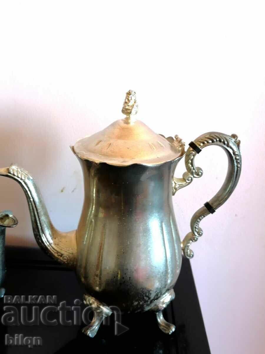 Auction Great Old Silver Plated Service Auction Great Old Silver Plated Service