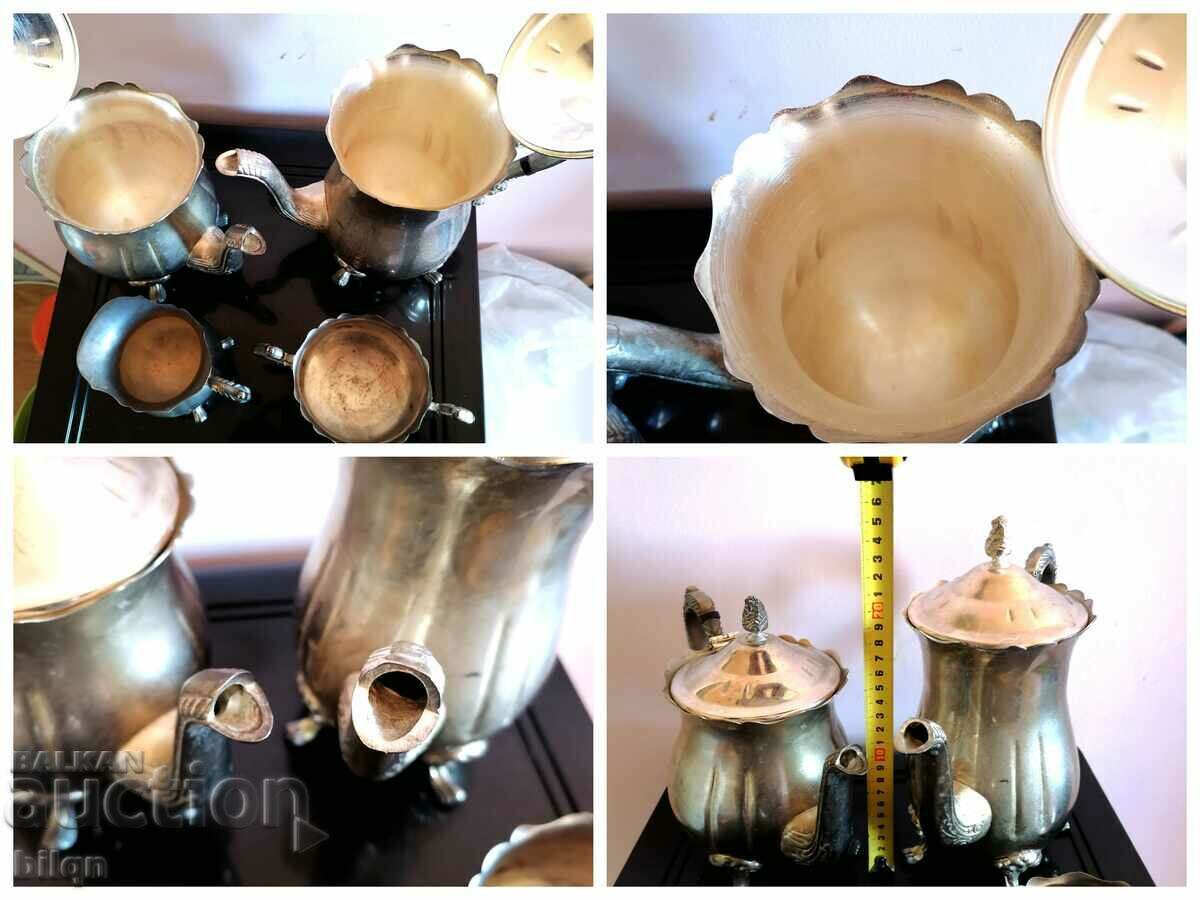 Great Old Silver Plated Service - 6 Great Old Silver Plated Service - 6