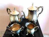 Страхотен Стар Посребрен Сервиз