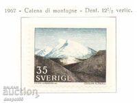1967. Sweden. Mountain landscape.