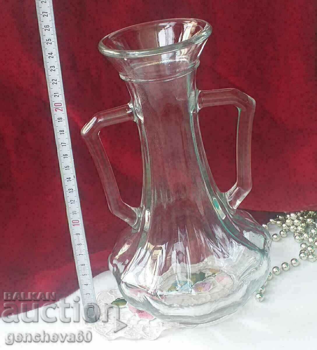 Amphora, vase, blown glass/late 19th century Amphora, vase, blown glass/late 19th century