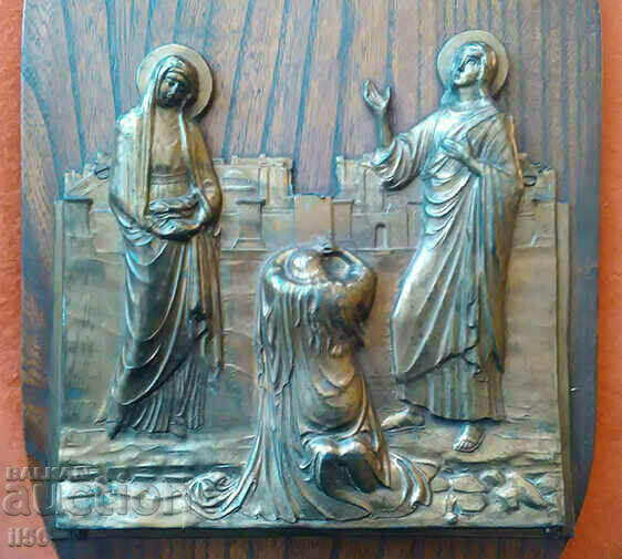 Auction Bronze panel - plastic for wall Auction Bronze panel - plastic for wall