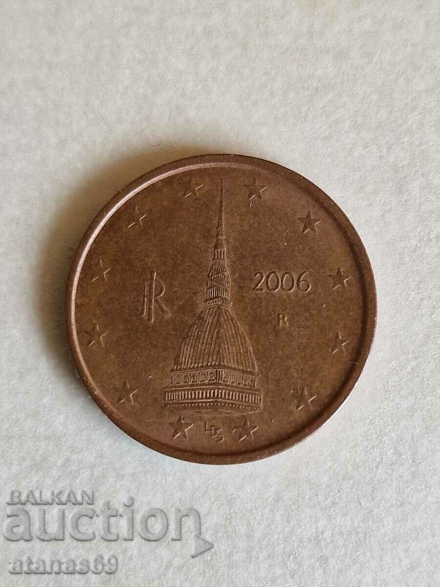 2 Евроцента Италия 2006 г.