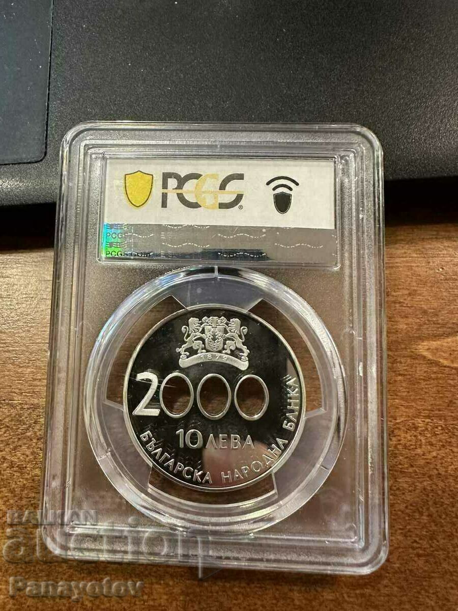 Delivery of MILLENNIUM 10 LEVA 2000 NGC PCGS PF 67 PERFECT HOLES PERF Delivery of MILLENNIUM 10 LEVA 2000 NGC PCGS PF 67 PERFECT HOLES PERF