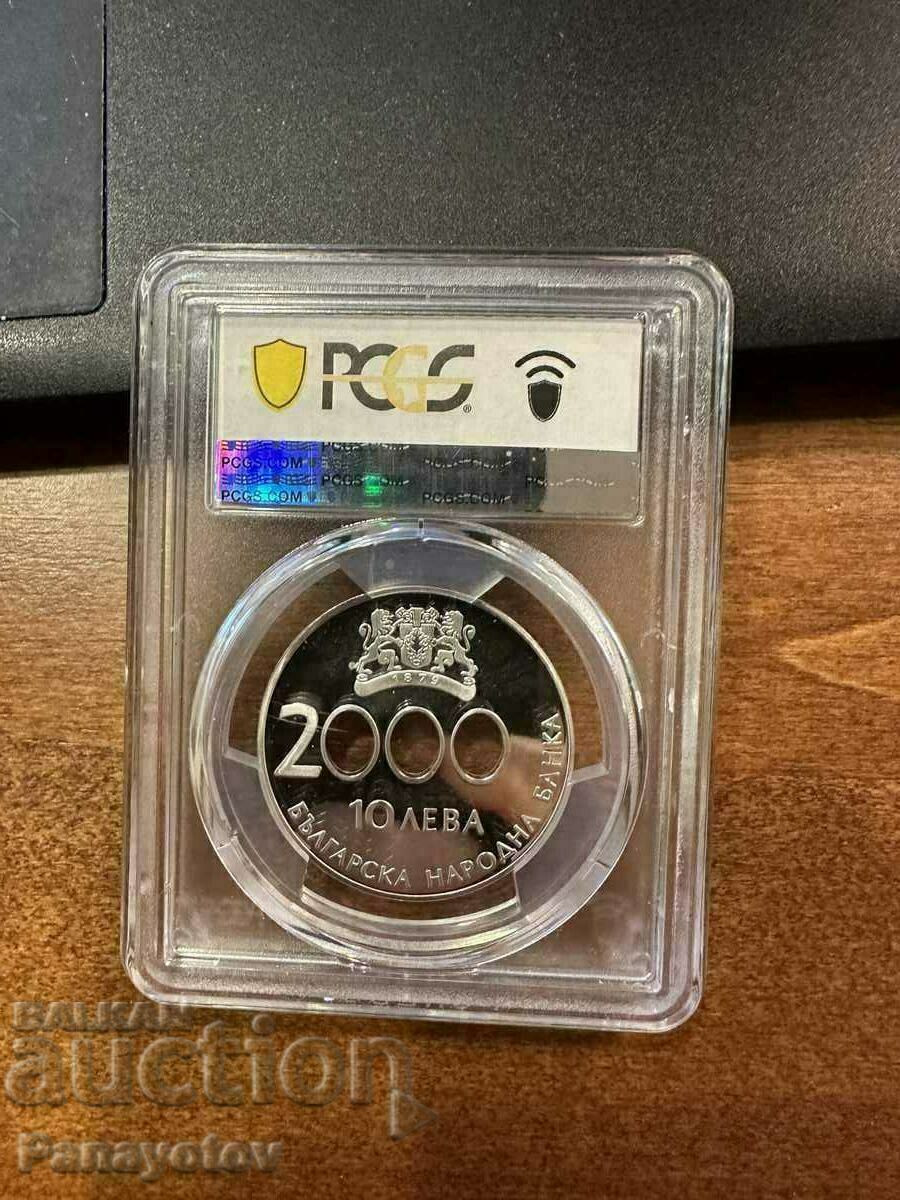 MILLENNIUM 10 LEVA 2000 NGC PCGS PF 67 PERFECT HOLES PERF - 6 MILLENNIUM 10 LEVA 2000 NGC PCGS PF 67 PERFECT HOLES PERF - 6