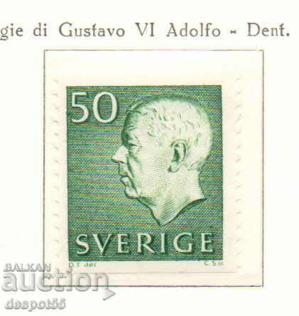 1968. Sweden. King Gustav VI Adolf - New values.
