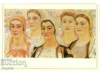 Παλιά κάρτα - Τέχνη - Vladimir Dimitrov-Master, γυναίκες