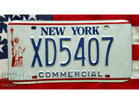 Американски регистрационен номер Табела NEW YORK
