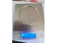 Solid silver bracelet 12.13 g