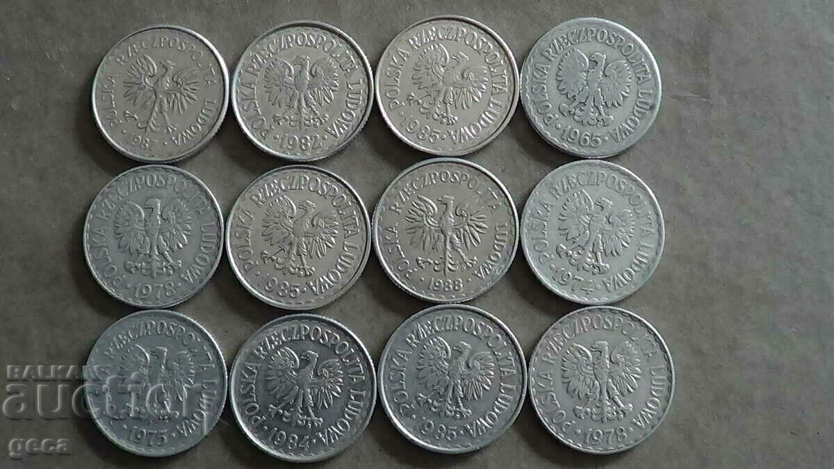 Auction Lot of coins Poland 28 pieces Auction Lot of coins Poland 28 pieces