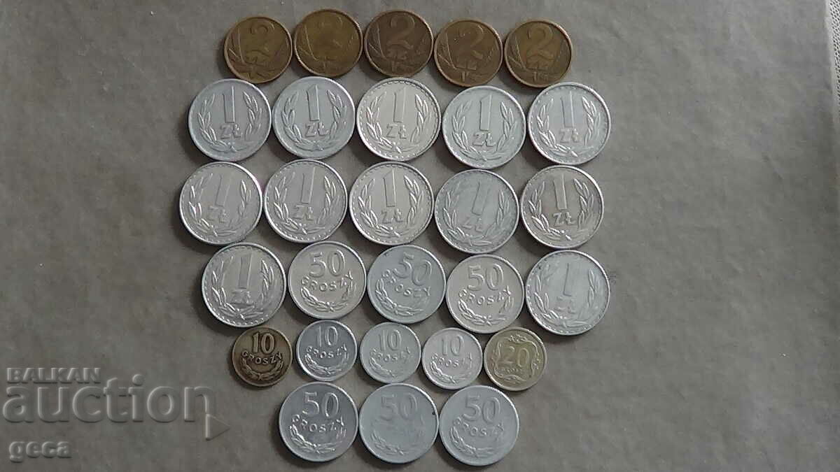 νομίσματα Lot Πολωνία