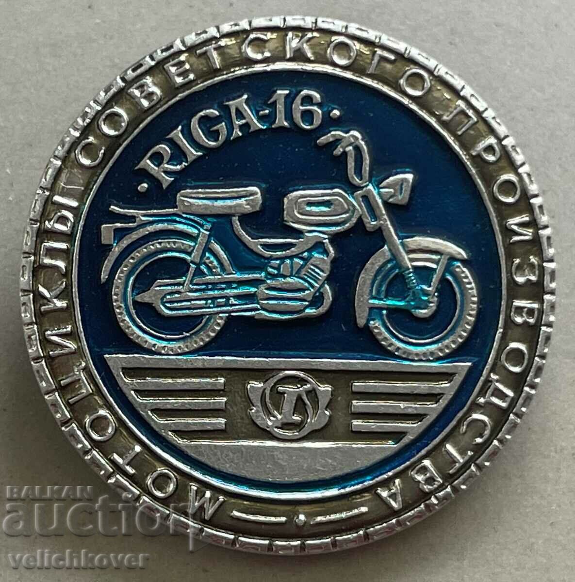34520 USSR sign Soviet motorcycles model Riga-16