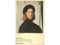 Carte poștală veche - Artă - Lorenzo Lotto, Portret masculin