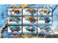 2011. Τζιμπουτί. Προϊστορικά ζώα. Παράνομα γραμματόσημα. ΟΙΚΟΔΟΜΙΚΟ ΤΕΤΡΑΓΩΝΟ.