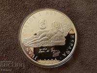 5 OZ 10000 Pesetas 1996 Spania Nud Maha Francisco Goya