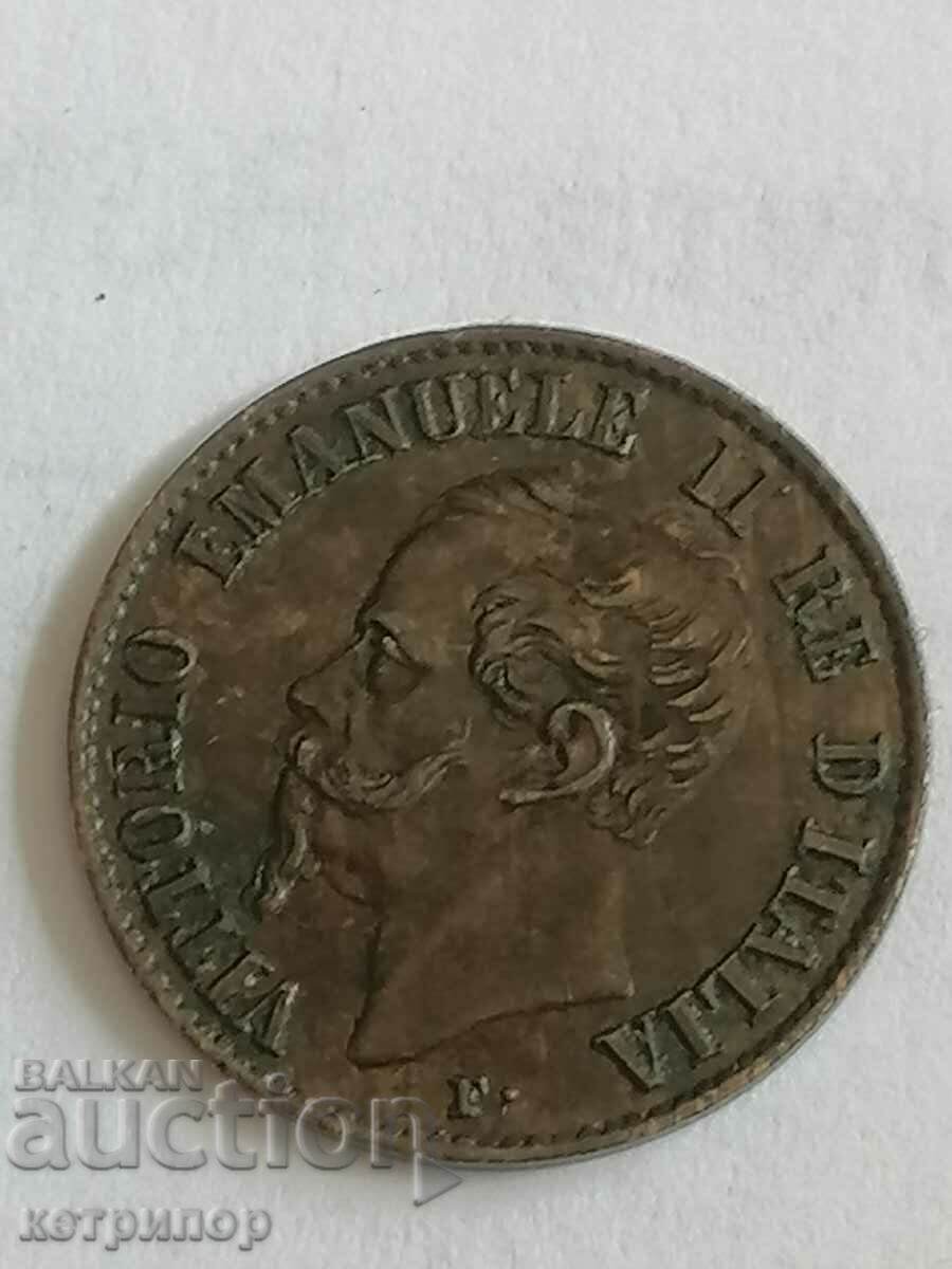 Italy 1 centezim 1861 Medna M with price 25.00 BGN | € 12.78 Italy 1 centezim 1861 Medna M with price 25.00 BGN | € 12.78