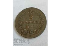 Italia 2 Centezim 1867 Medna M