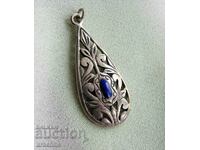 Αντίκα ασημένιο μενταγιόν