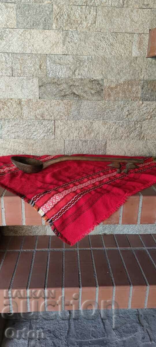 OLD RENAISSANCE WOODEN SPOON - 6 OLD RENAISSANCE WOODEN SPOON - 6