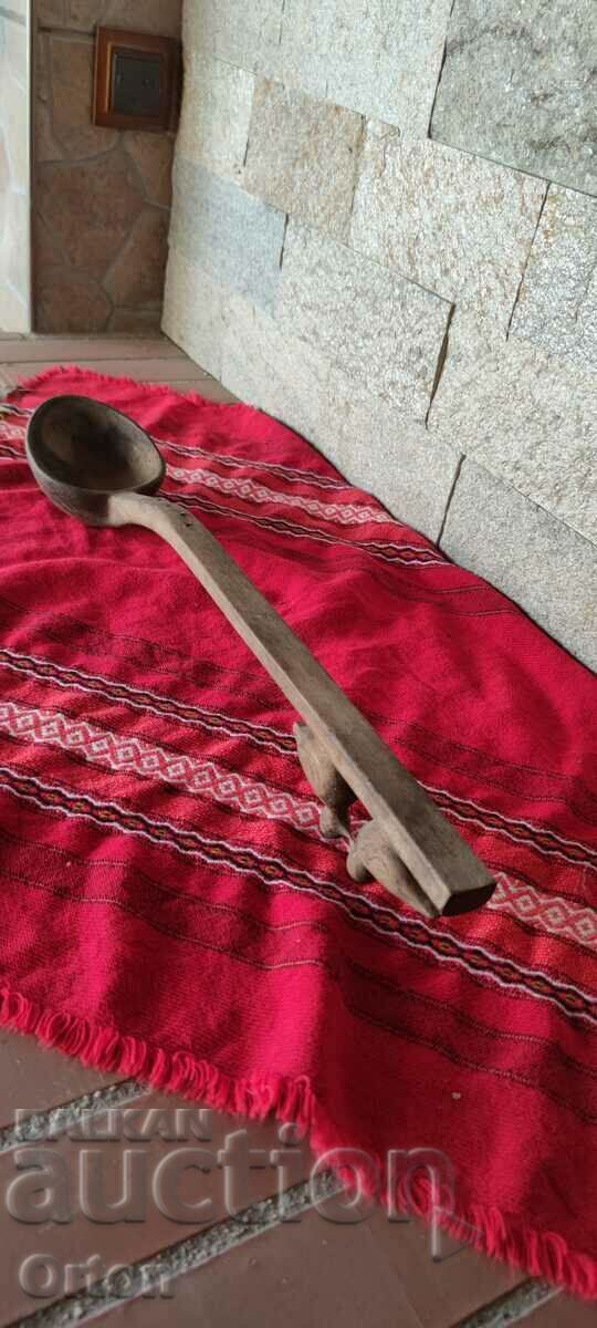 OLD RENAISSANCE WOODEN SPOON - 7 OLD RENAISSANCE WOODEN SPOON - 7