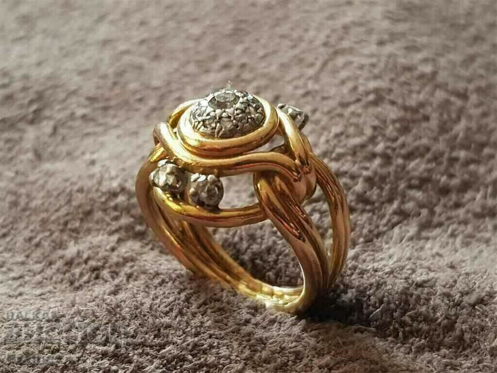 GOLD 18K DIAMOND DIAMONDS elegant gold ring with price 2850.00 BGN | € 1457.18 GOLD 18K DIAMOND DIAMONDS elegant gold ring with price 2850.00 BGN | € 1457.18