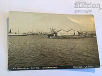 Пощенска картичка Бургасъ - Пристанището