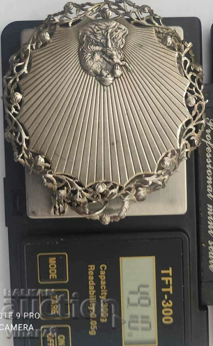 OLD HUGE SILVER MEDALLION 800 proof - 5 OLD HUGE SILVER MEDALLION 800 proof - 5