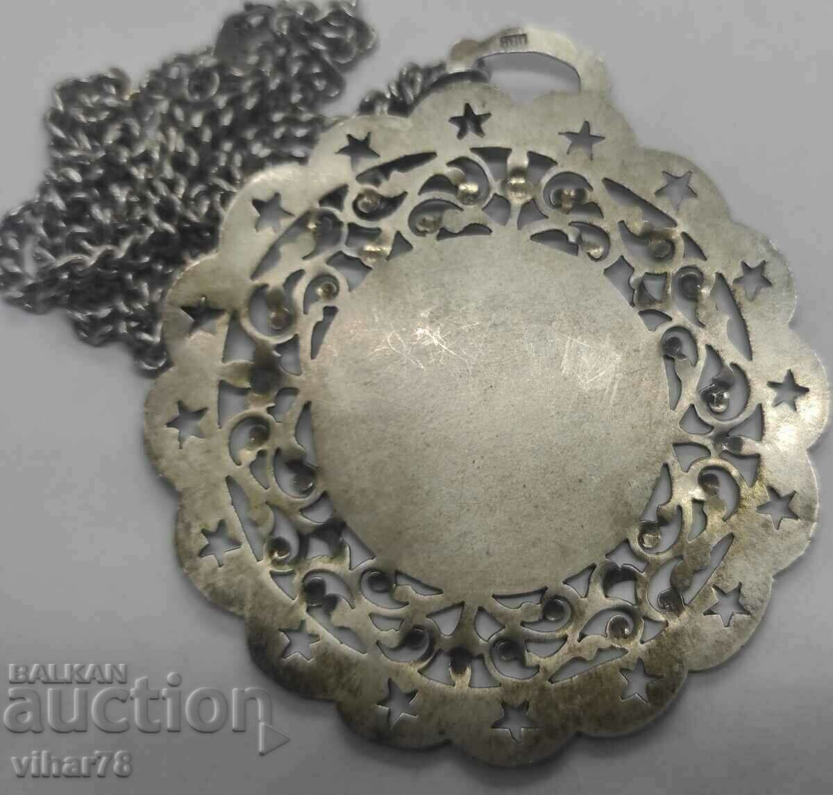 MEDALION MARE DE ARGINT VECHI - 7 MEDALION MARE DE ARGINT VECHI - 7