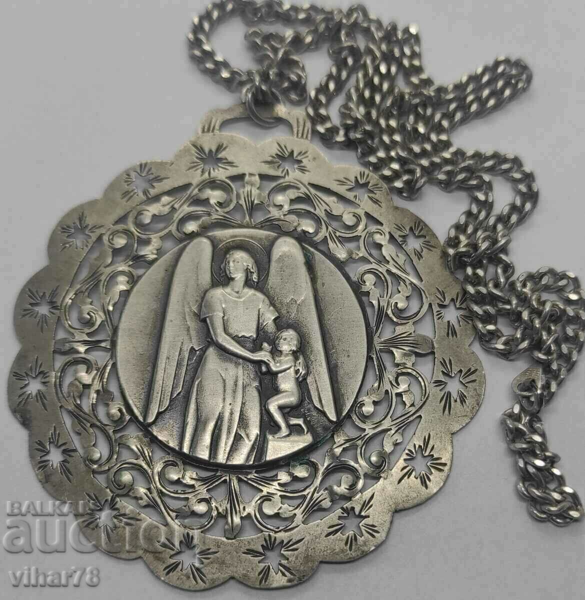 MEDALION MARE DE ARGINT VECHI MEDALION MARE DE ARGINT VECHI