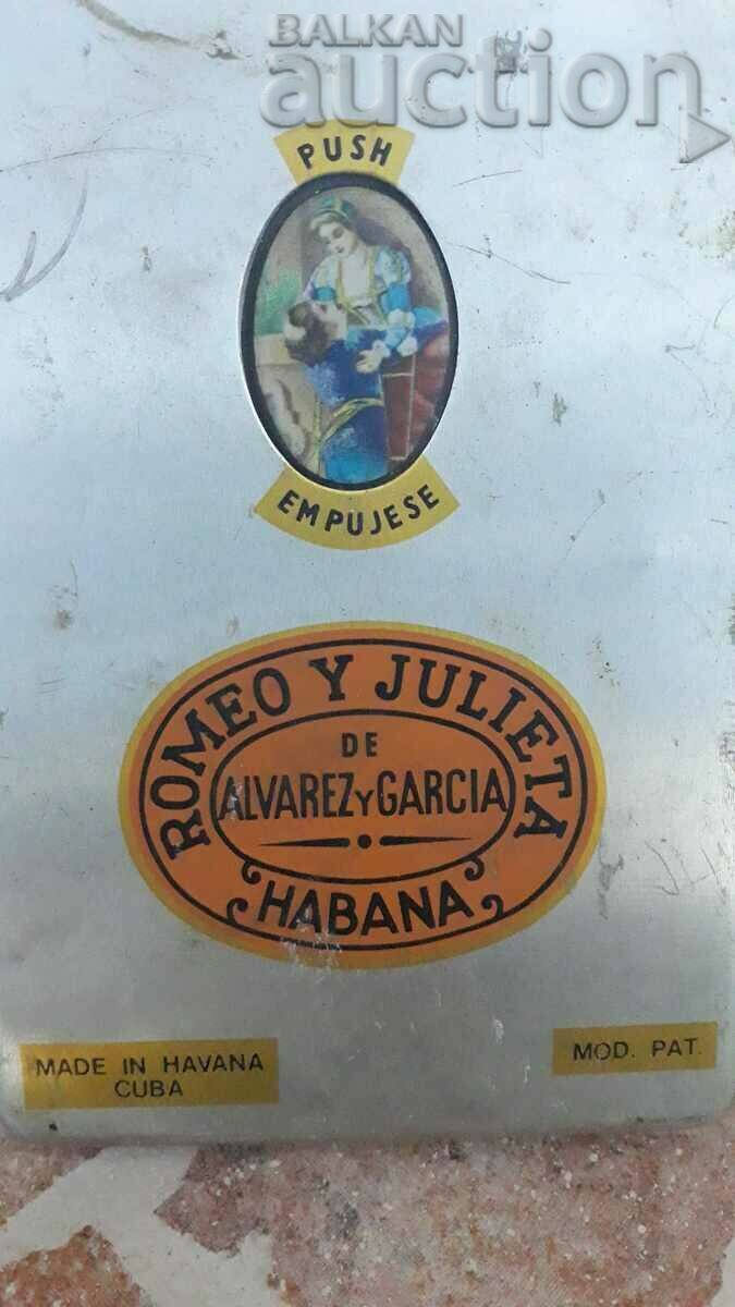 Auction  CUBA HABANA cigar box Romeo and Juliet snuff box