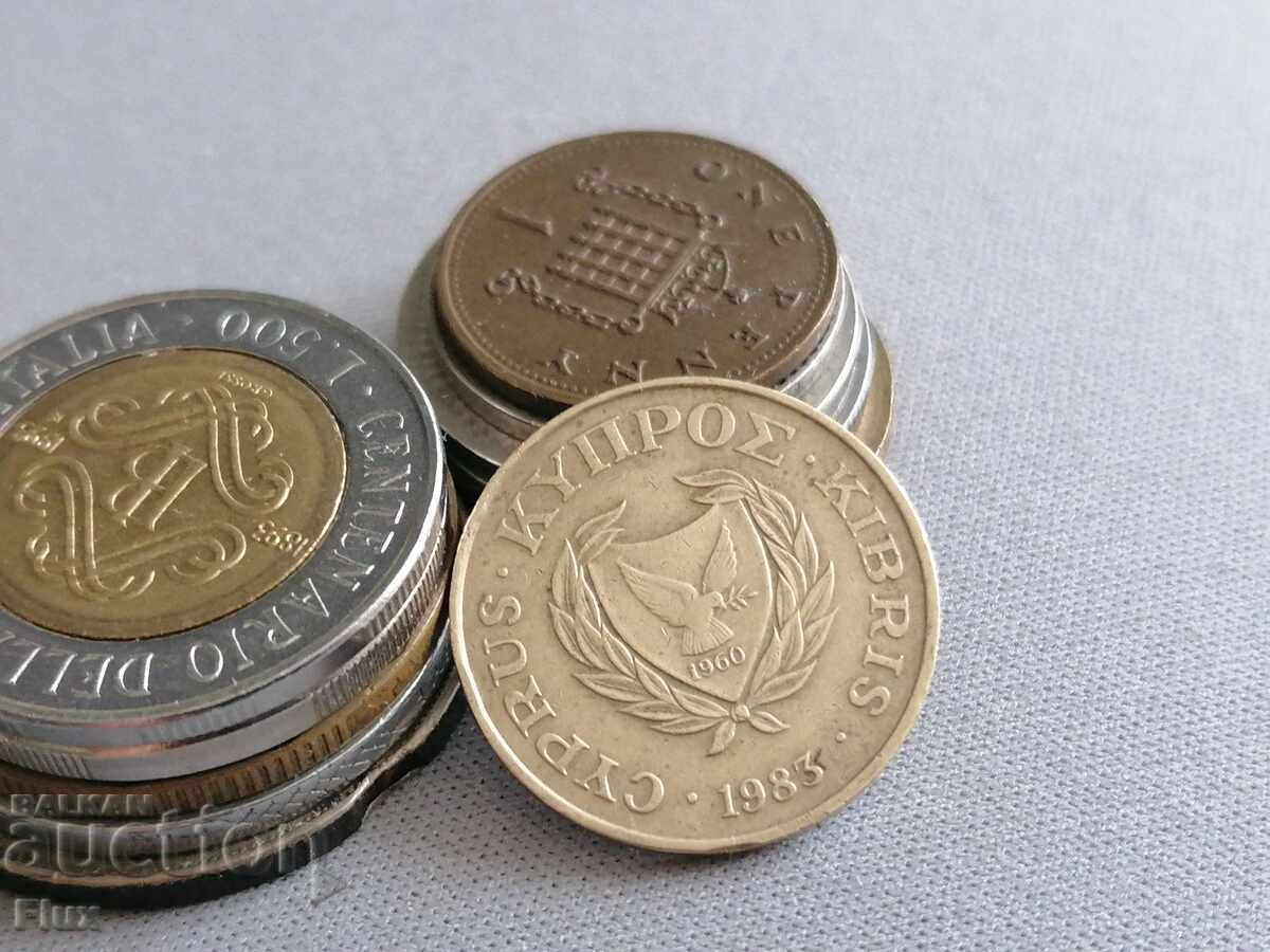 Coin - Cyprus - 5 cents | 1983 with price 0.95 BGN | € 0.49