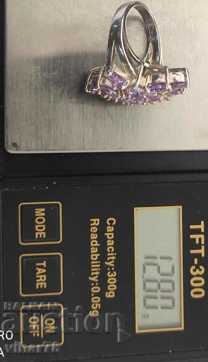 WOMEN'S SILVER RING - 6