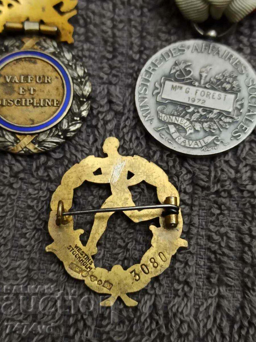 COLLECTION OF SILVER ORDERS, MEDALS, ETC - 6 COLLECTION OF SILVER ORDERS, MEDALS, ETC - 6