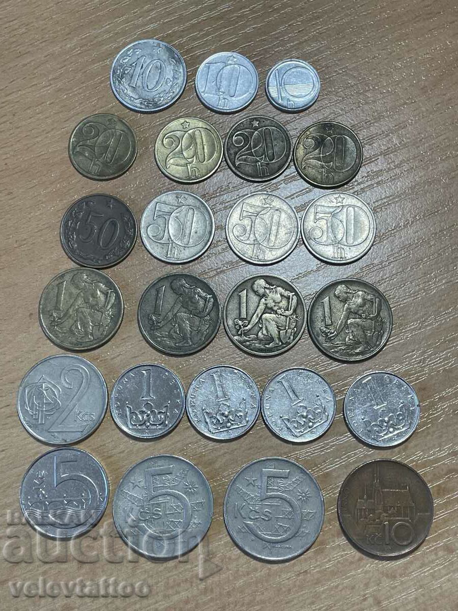 Lot Republica Cehă 24 monede