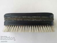 Travel brush for clothes, toiletry bag
