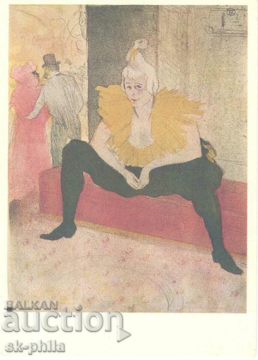 Παλιά καρτ ποστάλ - Τέχνη - A. Toulouse-Lautrec, Artist