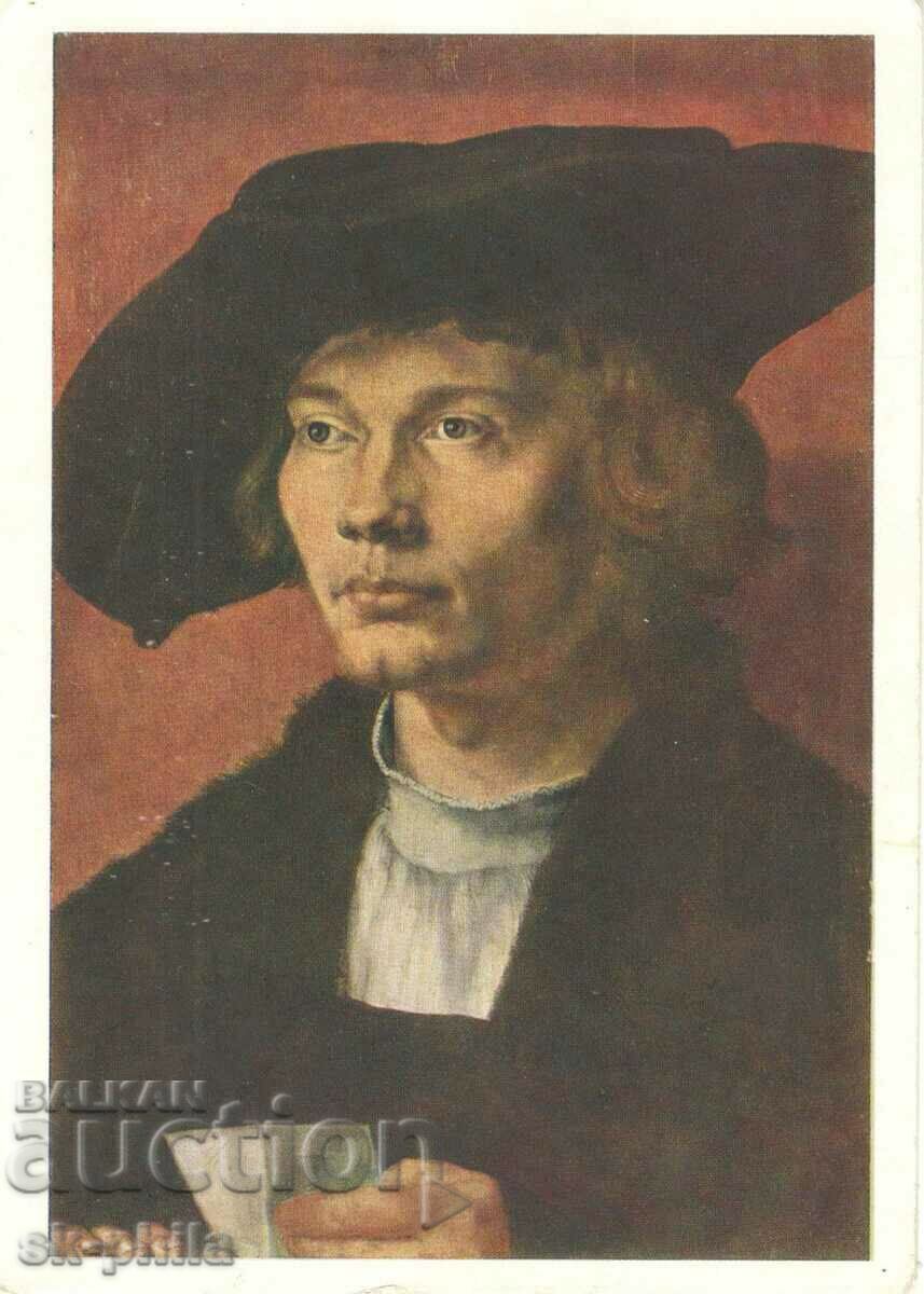 Old postcard - Art - Peter P. Rubens, Young man