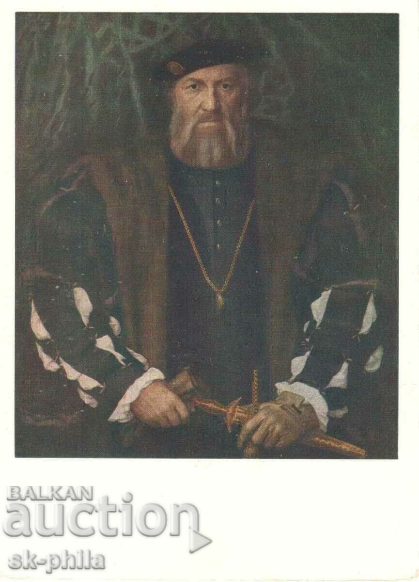 Παλιά καρτ ποστάλ - Τέχνη - Hans Holbein, Πορτρέτο του Moret
