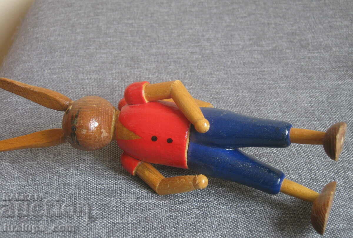 Auction  German Easter wooden toy rabbit