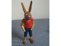 Немска Великденска дървена играчка заек