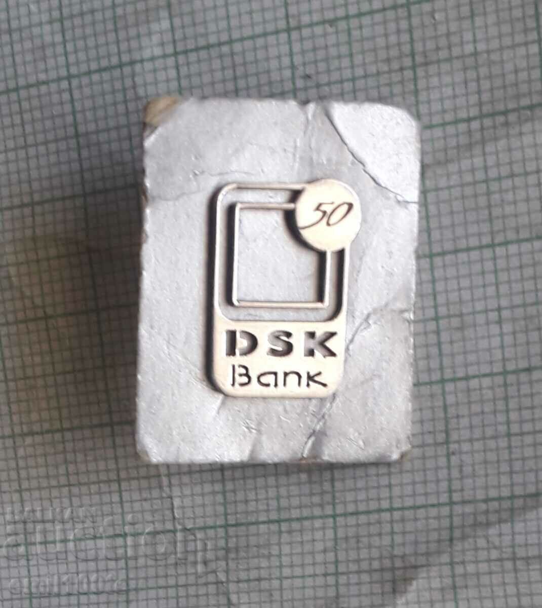 Badge - 50 years DSK Bank