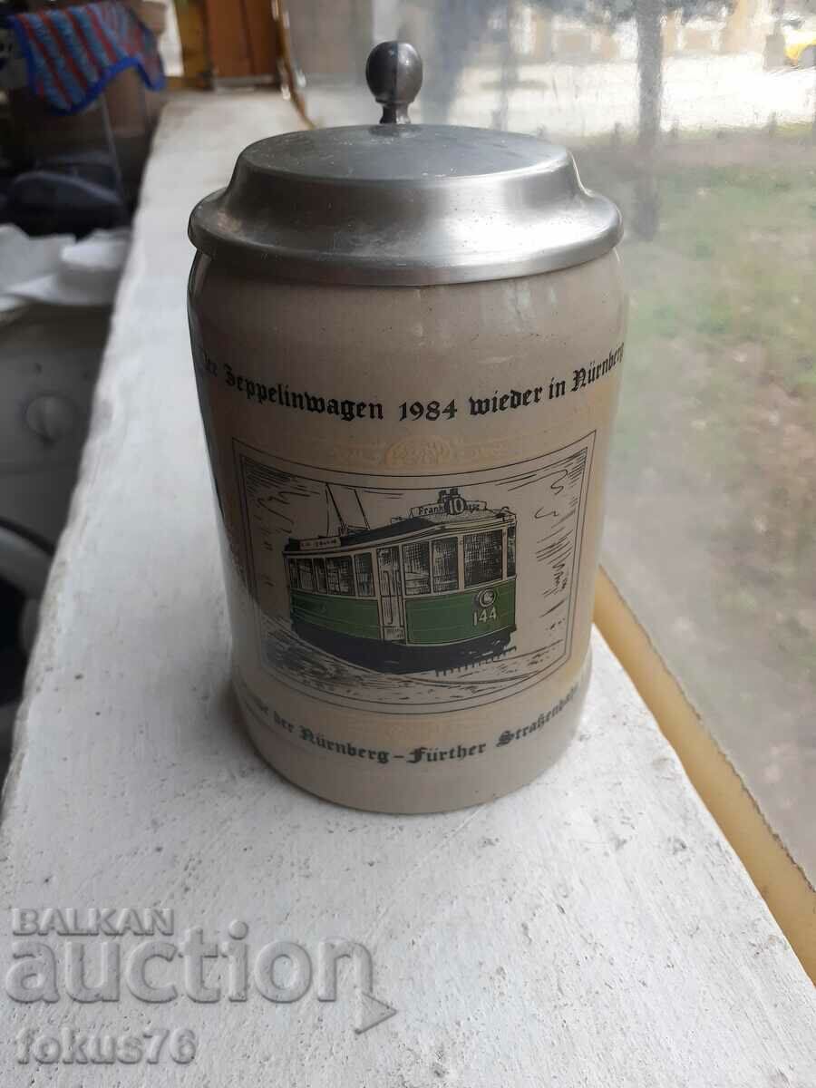 An old German beer mug with price 80.00 BGN | € 40.90 An old German beer mug with price 80.00 BGN | € 40.90