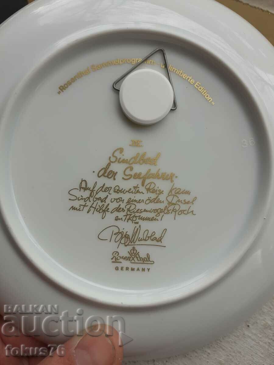 Collectors wall plates Rozenthal porcelain 3 pieces with price 130.00 BGN | € 66.47 Collectors wall plates Rozenthal porcelain 3 pieces with price 130.00 BGN | € 66.47