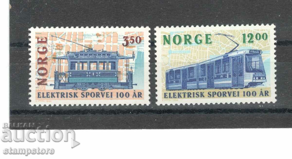 100 г електрически трамвай в Норвегия