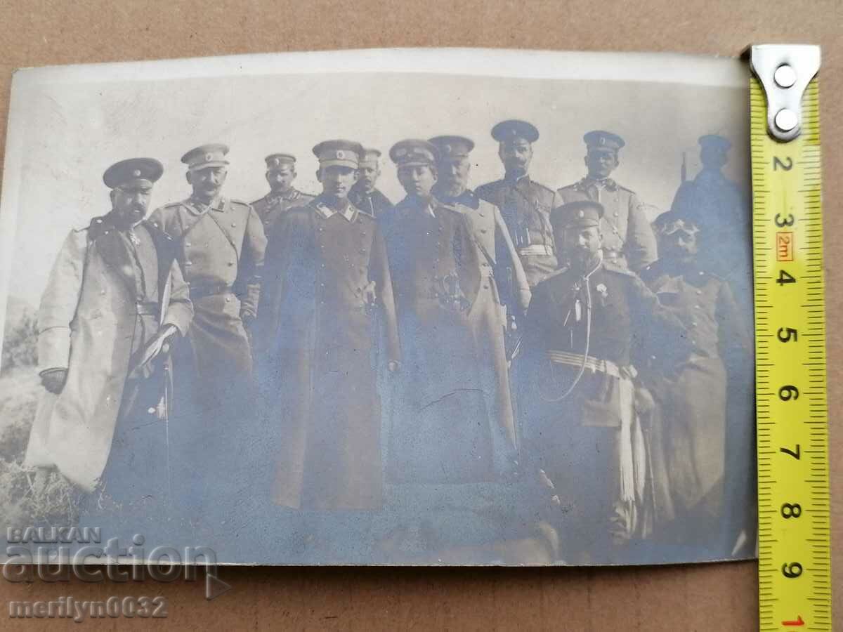 Delivery of Card photo Tsar BORIS and Prince Cyril at the WW1 front Delivery of Card photo Tsar BORIS and Prince Cyril at the WW1 front