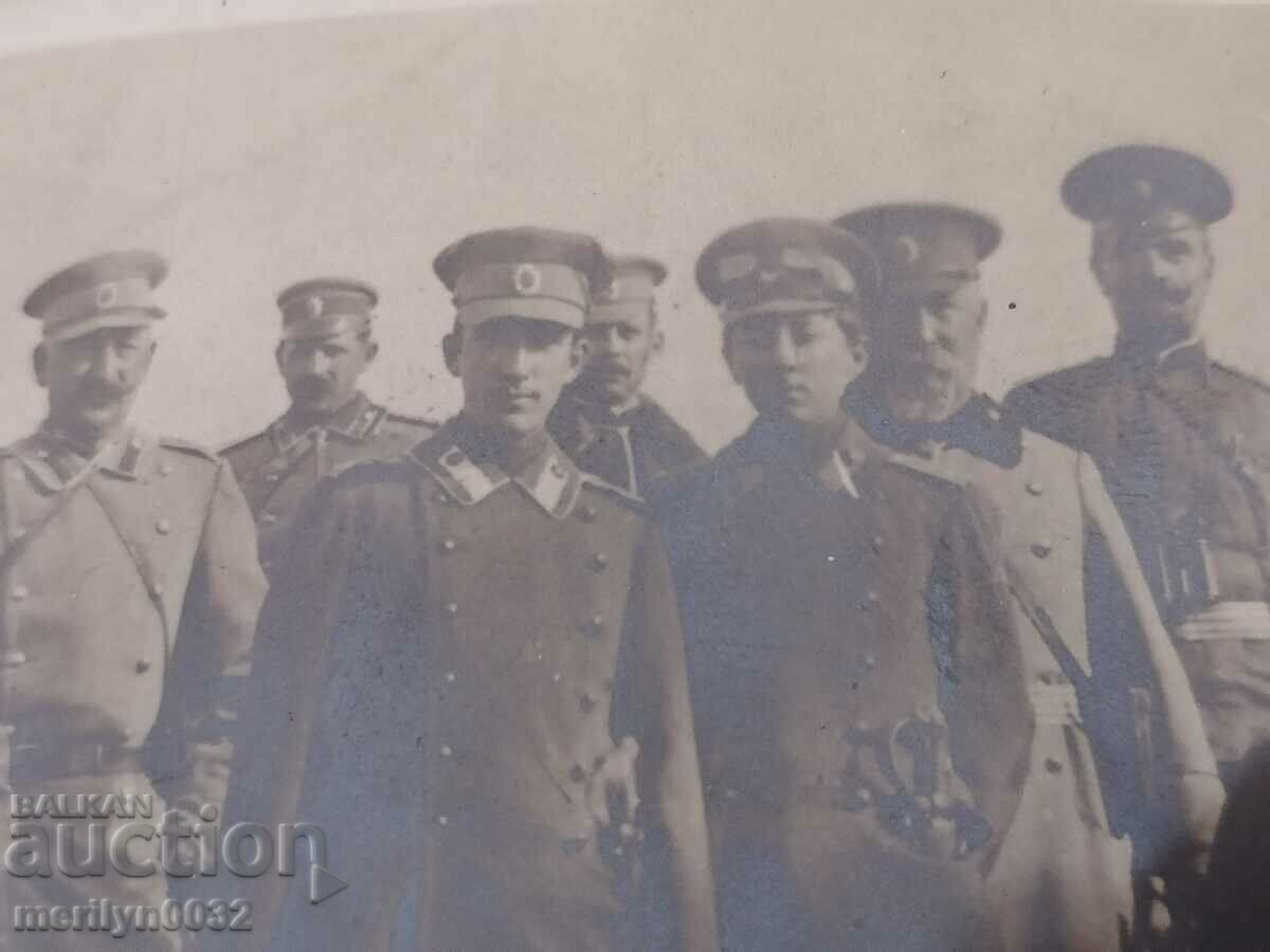 Card photo Tsar BORIS and Prince Cyril at the WW1 front - 7 Card photo Tsar BORIS and Prince Cyril at the WW1 front - 7